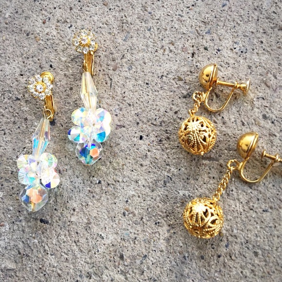 Vintage Jewelry - Vintage | Screwback Earrings Bundle